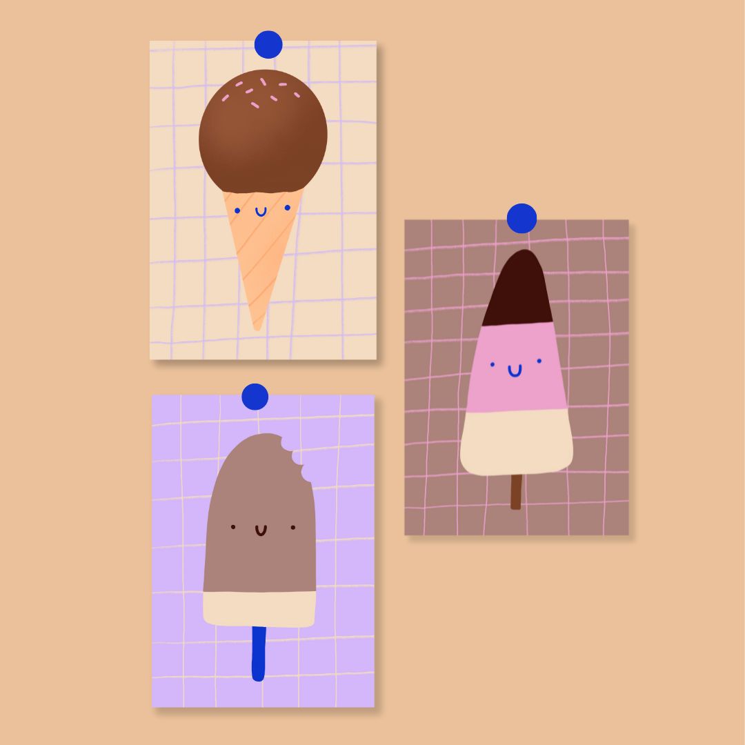 Poster set🍦🍨🍦
