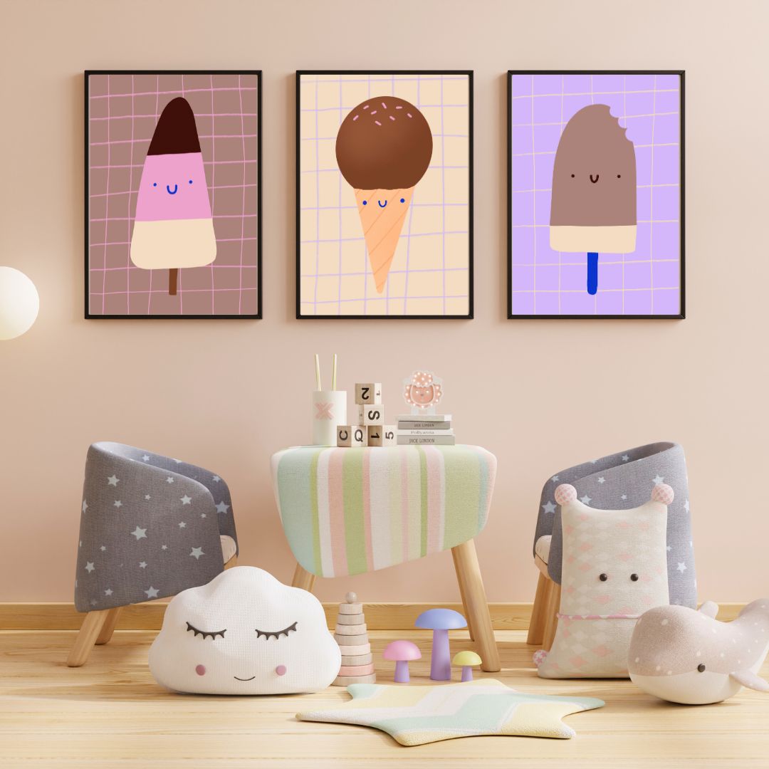 Poster set🍦🍨🍦