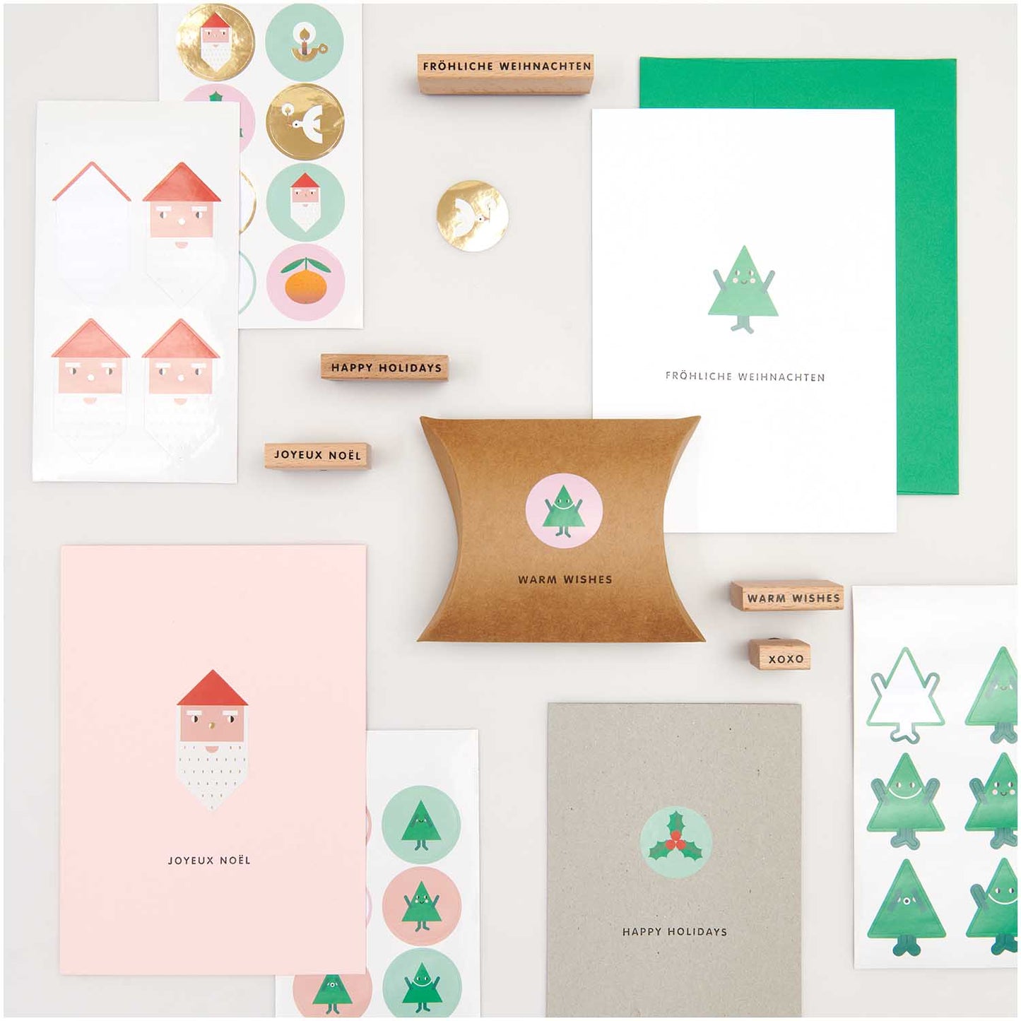 Stickers Kerstman