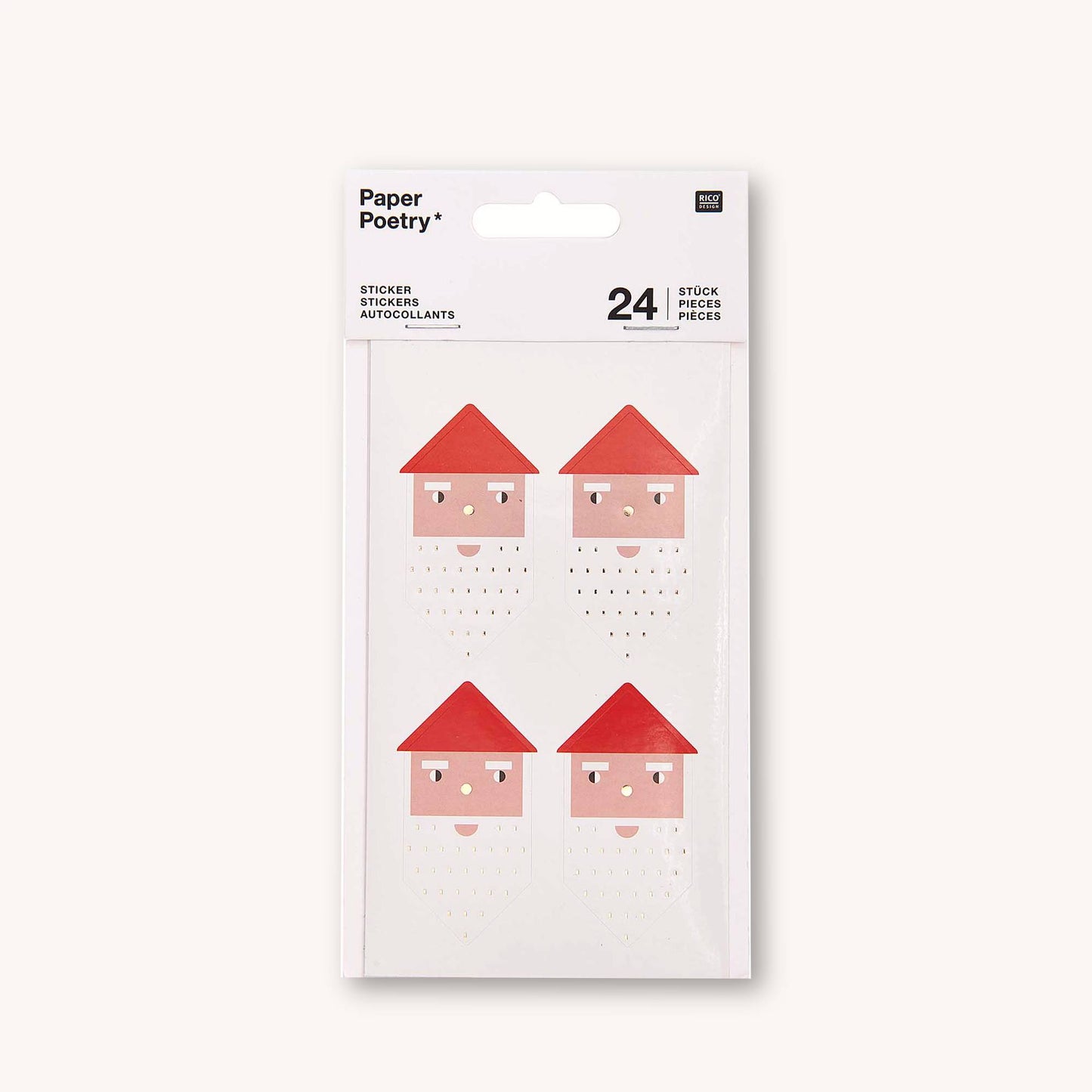 Stickers Kerstman