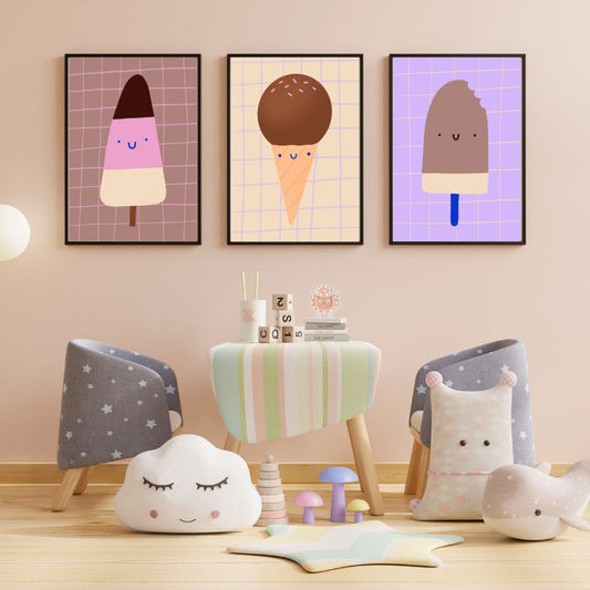 Poster set🍦🍨🍦