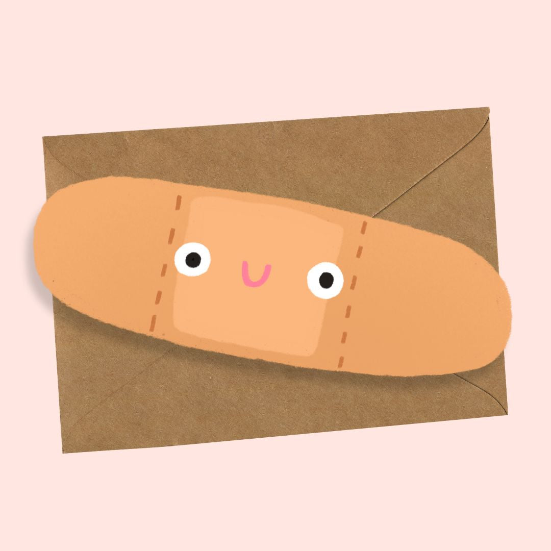 Wenskaart XL Pleister 🩹