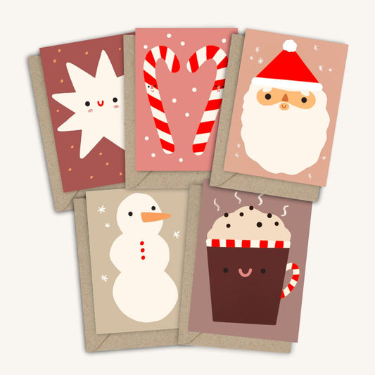 Set van 5 Kerstkaartjes💌