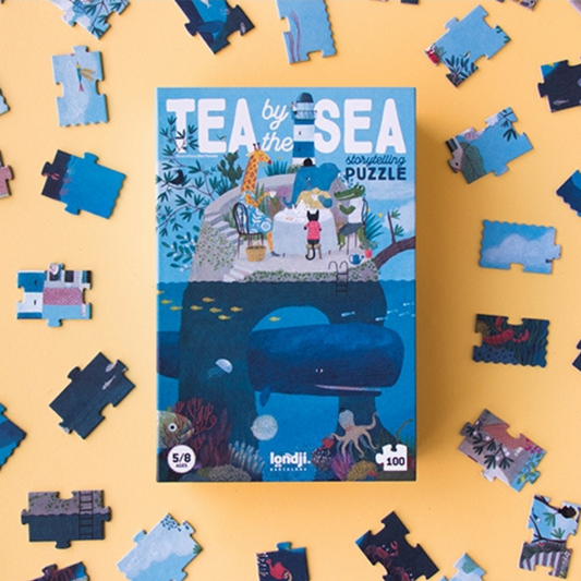 Verhalenpuzzel 'Tea by the sea'
